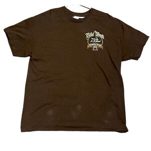 Graphic brown bike week shirt size extra large XL